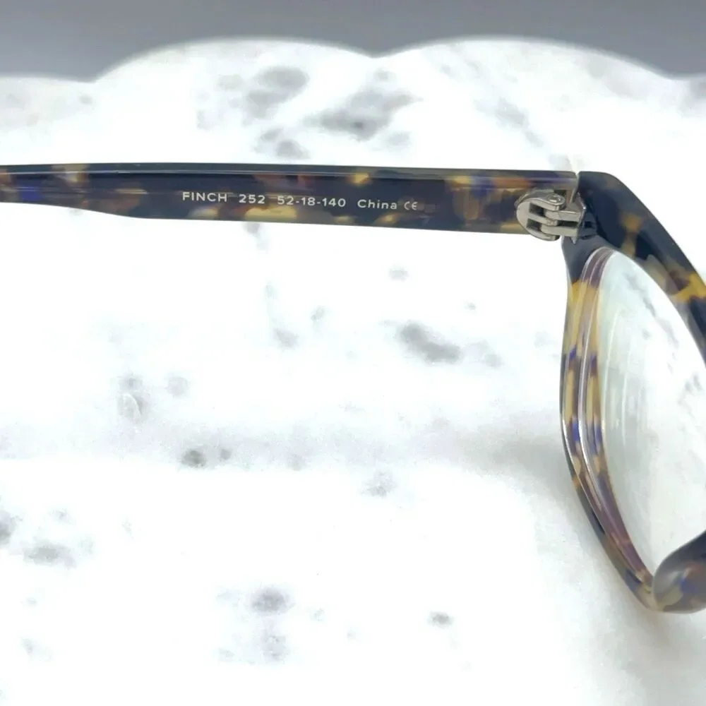 Warby Parker Finch 252 Violet Magnolia Square Eyeglasses FRAMES ONLY - 52-18-140